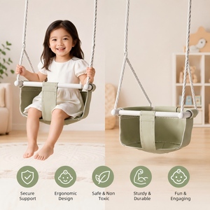Balançoire suspendue 3-en-1 en toile pour tout-petits, chaise de croissance intérieure/extérieure, équipement de divertissement pour enfants, vente en gros - Product Image 1