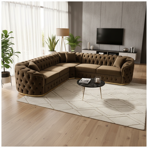 Juego de sofá de esquina-270*270cm-Enviamos a todo el mundo-Cualquier color es posible. - Product Image 3
