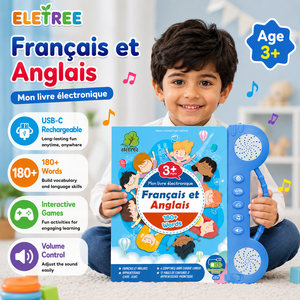 <span class=keywords><strong>Livre</strong></span> audio rechargeable pour enfant Mon <span class=keywords><strong>livre</strong></span> électronique pour enfant <span class=keywords><strong>Livre</strong></span> sonore <span class=keywords><strong>d</strong></span>'<span class=keywords><strong>apprentissage</strong></span> précoce <span class=keywords><strong>anglais</strong></span> français - Product Image 1