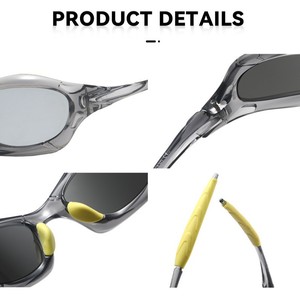 Gafas de Sol de Moda con Marco de PC, Logotipo Personalizado OEM, Lentes Coloridas al por Mayor, Protección UV400 Antideslumbrante, Unisex, Estilo Vintage para Conducir - Product Image 4