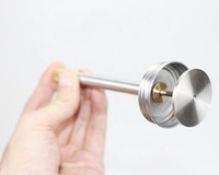 Infuseur à thé sans résidus, séparateur d'eau et de thé, pour une portion individuelle, pour le bureau, réutilisable, en acier inoxydable