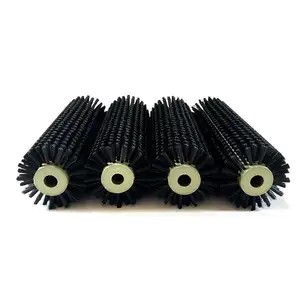 First Quality Industrial brushes spiral damping brush nylon cleaning machine roller brush