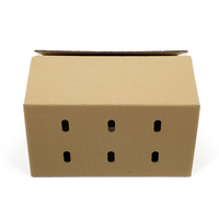 Benutzer definierte 120 cm * 8 cm * 8 cm große und dünne Karton verpackung Versand Umzugs karton für Griffe