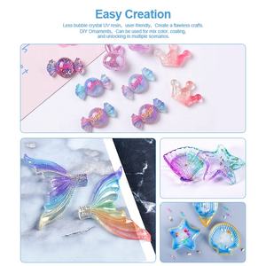 Ransheng, precio de fábrica, juego de bricolaje, Serie de resina de cristal multifuncional, Kit de resina UV para fabricación de joyas DIY y creación artesanal - Product Image 5