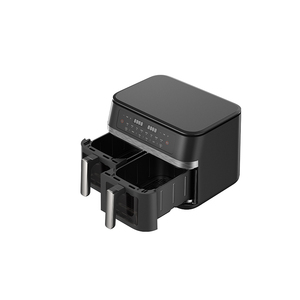 <span class=keywords><strong>Friteuse</strong></span> à <span class=keywords><strong>air</strong></span> <span class=keywords><strong>chaud</strong></span> 11L antiadhésive 2200-2800W, machine à frites avec 2 paniers de friture indépendants de 5,5L – Meilleure vente - Product Image 5