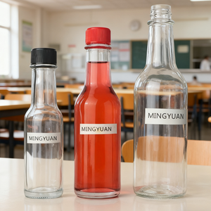 Empty 90ml150ml 250ml <strong>Hot</strong> <strong>Sauce</strong> Glass Bottle3oz 5oz 8oz Chilli Tomato <strong>Sauce</strong> Tabasco <strong>Sauce</strong> <strong>Bottles</strong> With Plastic Caps And Inner - Product Image 2