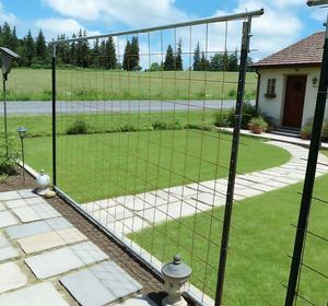 Poteaux <span class=keywords><strong>en</strong></span> T d'occasion de 7 pieds, peints <span class=keywords><strong>en</strong></span> <span class=keywords><strong>vert</strong></span>, directement de l'usine, assemblage facile, clôture de cour pour chevaux, faible entretien, construction <span class=keywords><strong>en</strong></span> treillis métallique <span class=keywords><strong>en</strong></span> acier - Product Image 5