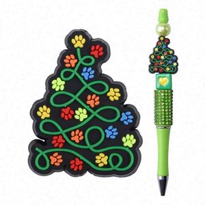 2025 nuevo diseño de cuentas focales navideñas coloridas para hacer bolígrafos, películas, Hulk, El Señor de los Anillos, cuentas focales de silicona personalizadas - Product Image 2