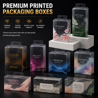 Boîte pliable en plastique PET recyclé écologique avec options d'impression personnalisée, de gaufrage et d'estampage |   OEM disponible