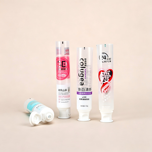 <span class=keywords><strong>Tube</strong></span> <span class=keywords><strong>souple</strong></span> en <span class=keywords><strong>plastique</strong></span> de 110 ml et 150 ml pour cosmétiques, dentifrice, avec bouchon à clapet, personnalisable avec logo, pour emballage de lotion et soins de la peau - Vente en gros - Product Image 1