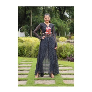 Nouvelle Collection Georgette Kurti pour Occasion Spéciale Robes Décontractées Coton Kurti Disponible au Prix de Gros - Product Image 1