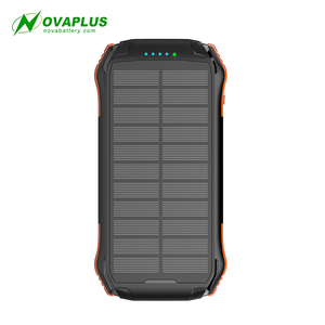 Sạc năng lượng mặt trời Nova Original <span class=keywords><strong>Factory</strong></span> 10000mAh, hai cổng USB, chống nước hàng ngày, pin dự phòng ngoài, tấm pin năng lượng mặt trời, sạc dự phòng - Product Image 3
