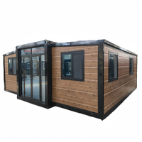 Maison préfabriquée mobile à 2 étages, bureau modulaire en kit, maison conteneur extensible
