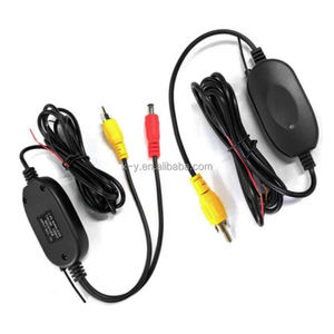 Kit de caméra de recul sans fil 2,4 GHz, émetteur et récepteur, système PAL/NTSC, compatible avec les véhicules 12V - Product Image 2