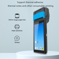 Hc800 Android 12 IP65 industrial PDA impresora escáner Qr / código de barras pegatina impresora almacén inventario PDAS