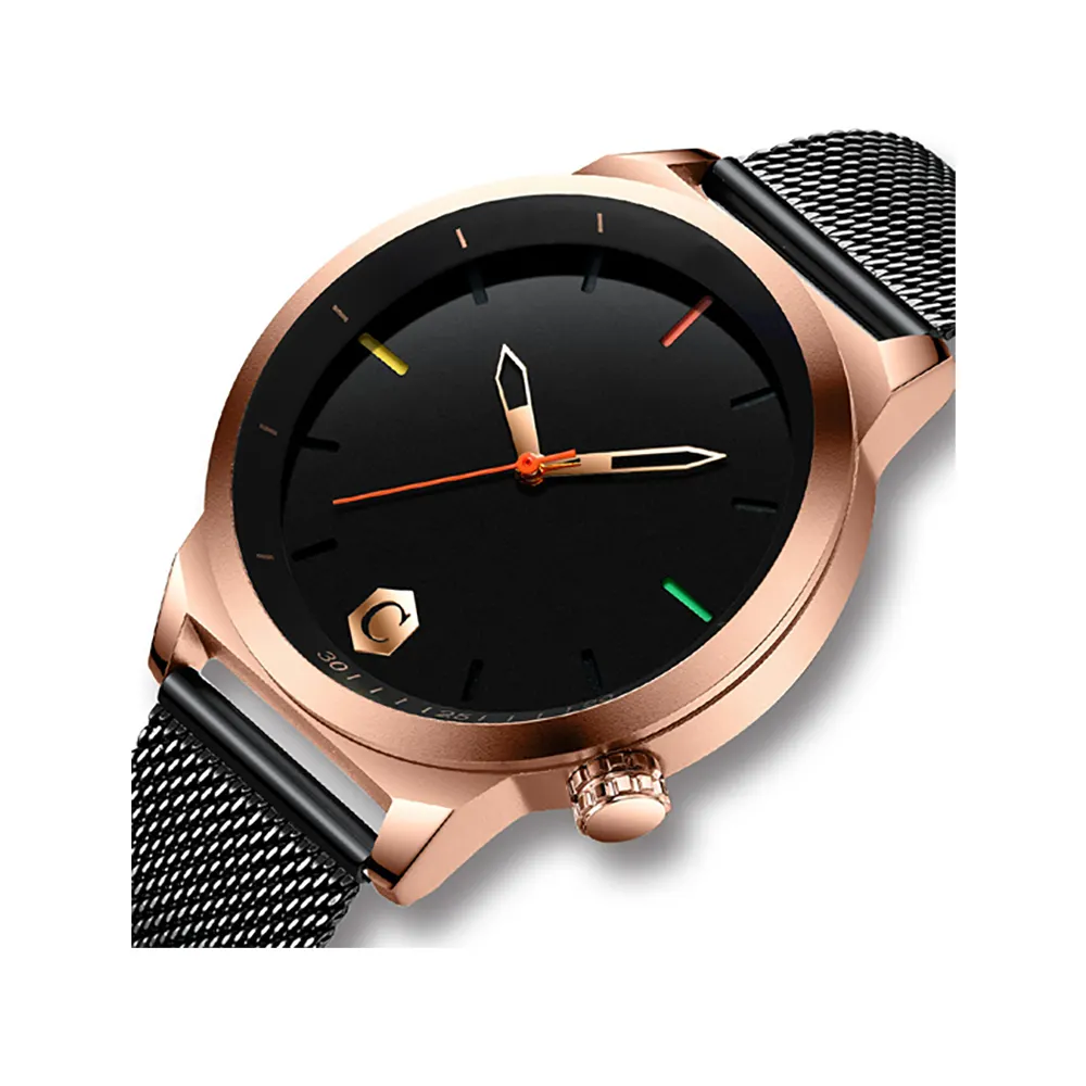 Quick Customization Logo luxury Watch Movement Parts Quartz Alloy Chronograph Quartz Watch