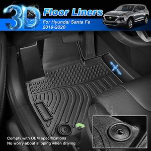 Alfombrillas interiores de coche, accesorios para <span class=keywords><strong>Kia</strong></span> EV6, fábrica de China, producen esteras de TPE, <span class=keywords><strong>2022</strong></span> - Product Image 4