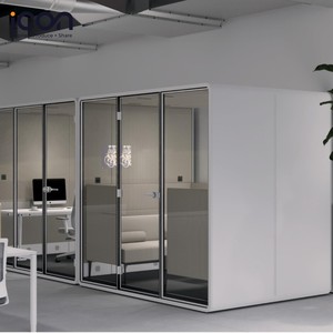 Cabina Telefónica Acústica Moderna <span class=keywords><strong>para</strong></span> Oficina, Sala de Entrevistas con Aislamiento y Protección Acústica <span class=keywords><strong>para</strong></span> Reuniones de Oficina - Product Image 4