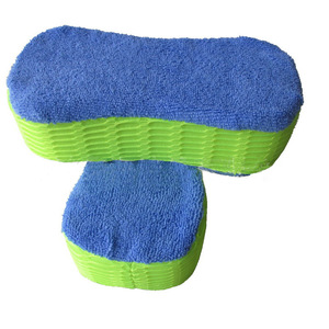 Éponge de lavage de voiture en microfibre, tissu éponge, 23x11.5x5.6cm, fournitures de nettoyage et de detailing automobile - Product Image 4