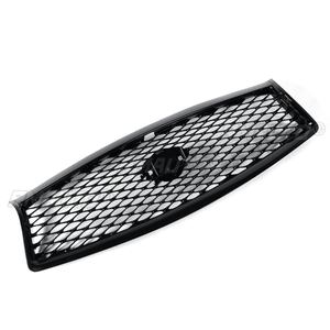 Gloss Black Car Front Grille Racing <b>Grill</b> Replacement Body Kit Upper Bumper Hood <b>Mesh</b> Grid <b>for</b> Infiniti Q50 Q50S 2014-2017 - Product Image 4