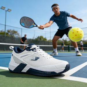 Chaussures <span class=keywords><strong>de</strong></span> tennis <span class=keywords><strong>de</strong></span> pickleball professionnelles respirantes, résistantes à l'usure, antidérapantes pour le badminton et le padel, Zapatillas Hombre Zapatos - Product Image 2