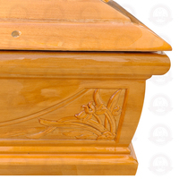 Ataúd Funerario Estilo Europeo con Certificación FSC, Tamaño Personalizable, Origen Shandong, Marca SDD Tmallwood, Venta Directa de Fábrica al Por Mayor