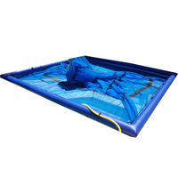 Piscine de mer de qualité commerciale pour la protection des méduses plage piscine flottante piscine de mer piscine filet de protection des méduses Portable