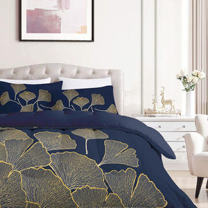 Ensemble de couette épaissie impression numérique 3D quatre saisons universel Double graisse couette trois pièces ensemble 200TC écologique maison - Product Image 3