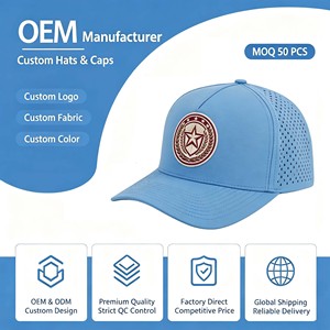 High Quality Wholesale Design Custom logo Lightweight <b>Waterproof</b> Nylon 5 Panel Snapback Cap <b>Hat</b> With Rope Woven Patch - Product Image 1