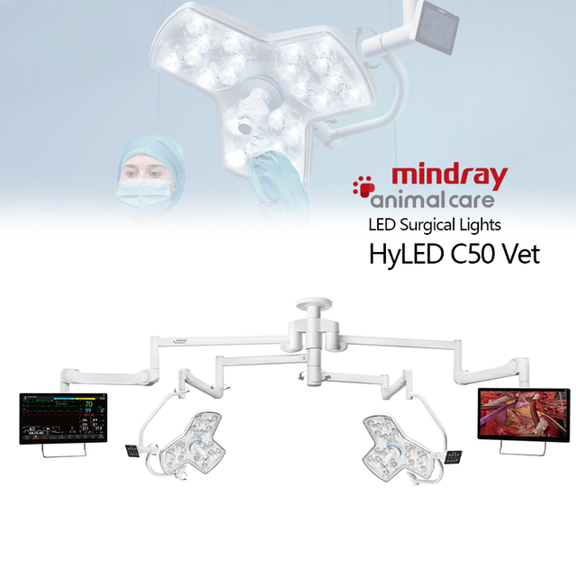 Original Mindray HyLED C50 Vet Good Price Veterinary Medical Operating Room Theatre Led Ot Shadowless Light Surgical Lamp