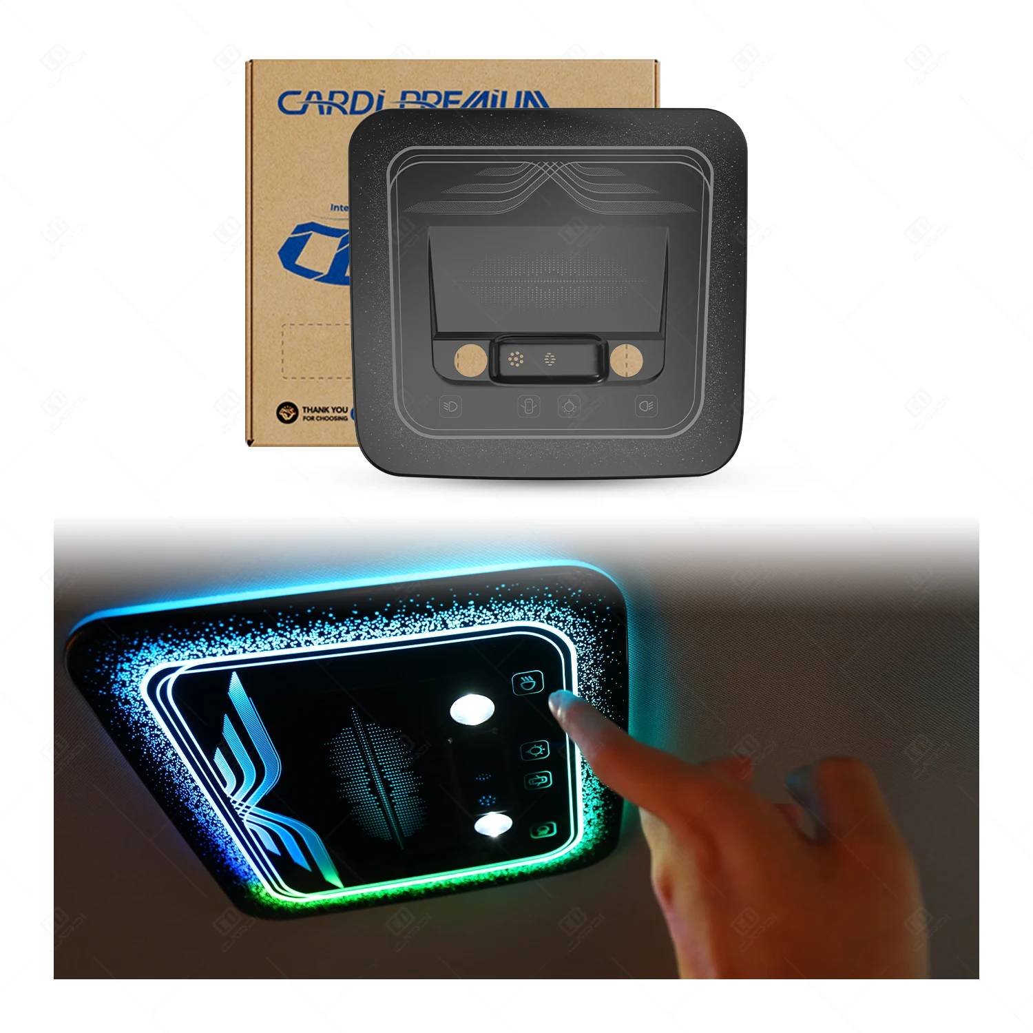 ODM D20 Led Car Atmospheric Accessories Multi-functional Lighting Sync with Music Custom Packaging