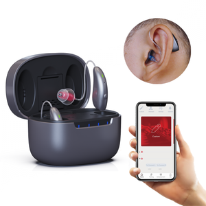 <span class=keywords><strong>Audífonos</strong></span> recargables JINGHAO OTC con control por aplicación, Bluetooth digital inalámbrico, programables, BTE RIC, recargables <span class=keywords><strong>para</strong></span> la sordera - Product Image 1