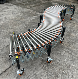 Container Truck Entladen Bidirektion aler Rollen förderer Elektrischer Trommel förderer Beweglicher Rollen förderer - Product Image 4