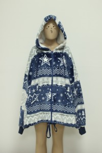 Manta de felpa súper suave y cálida a la moda con mangas, manta de TV con mangas, Sudadera Sherpa con capucha, mantas portátiles con capucha y cremalleras - Product Image 5