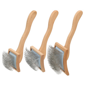 Nouvelle brosse à poils longs en bois pour toilettage des animaux 2024, brosse démêlante pour chiens à poils longs, idéale pour les Golden Doodle, <span class=keywords><strong>Labradoodle</strong></span> et toutes les races Doodle. - Product Image 6
