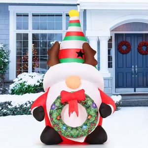 Gnome gonflable en PVC de 5 pieds personnalisé en gros avec guirlande, décorations pour la fête des Saints, lumières LED - Product Image 1