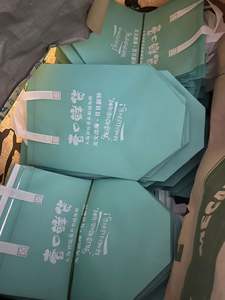 กระเป๋าเก็บความเย็นคุณภาพสูงแบบกำหนดเองได้ พร้อมโลโก้  กระเป๋าหิ้วช้อปปิ้งแบบใช้ซ้ำได้ ทำจากอลูมิเนียมฟอยล์และผ้าไม่ทอ - Product Image 2