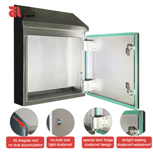 Eabel tùy chỉnh vệ sinh NEMA 4X IP65 500x400x300 SUS 316 thép không gỉ Thùng chống thấm nước hộp điều khiển Tủ phân phối - Product Image 2
