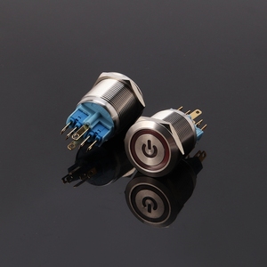 Kim loại thiết lập lại 22 mét đường kính thép không gỉ phá hoại bằng chứng chuông cửa push <span class=keywords><strong>button</strong></span> - Product Image 4