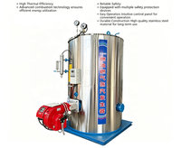 Générateur de vapeur industriel vertical à tubes de feu basse pression LHG 350kg/h 500kg/h 1000kg/h pour la teinture