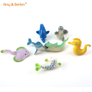 Jouets figurines d'animaux de la mer, figurines en <span class=keywords><strong>plastique</strong></span> 3D, modèles d'<span class=keywords><strong>action</strong></span> de créateurs sous-Marine - Product Image 5