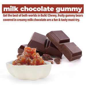 밀크 초콜릿 구미 OEM-천연 코코아 맛 구미 스낵 - Product Image 5