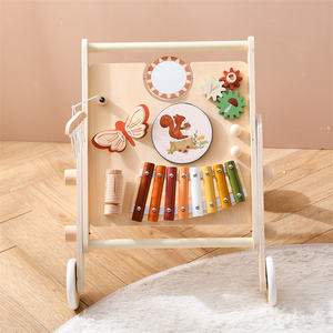 Offre Spéciale Montessori Chariot d'intelligence multifonctionnel Montessori Trotteur musical pour enfants de 0 <span class=keywords><strong>à</strong></span> 3 ans pour apprendre et jouer - Product Image 1