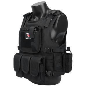 タクティカルエアソフトベスト 調整可能 モジュール式 ペイントボールベスト チャレコ タクティコ 600Dナイロン MOLLEポーチ プレートキャリア タクティカルベスト - Product Image 3