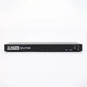 Divisor HDMI de 8 puertos 1x8, compatible con 3D, conmutador de vídeo, HDMI 4k, versión 30hz, divisor HDMI 8x1 para HDTV Uds., más vendido