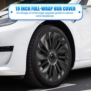 Enjoliveurs de roue complets de 19 pouces pour <span class=keywords><strong>Model</strong></span> <span class=keywords><strong>Y</strong></span>, 4 pièces, enjoliveurs de roue de remplacement, enjoliveurs de roue <span class=keywords><strong>Tesla</strong></span> <span class=keywords><strong>Model</strong></span> <span class=keywords><strong>Y</strong></span> - Product Image 4