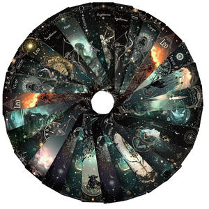24 pezzi 12 costellazione zodiacale segni astrologia segno di <span class=keywords><strong>libro</strong></span> <span class=keywords><strong>divinazione</strong></span> - Product Image 2