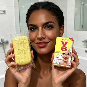 <span class=keywords><strong>Savon</strong></span> réparateur NAGOSUNA V6 Turbo Extreme White, exfoliant, éclaircissant, nettoyant pour le corps, éclaircissement <span class=keywords><strong>rapide</strong></span> de la peau, <span class=keywords><strong>savon</strong></span> pour une peau saine - Product Image 2