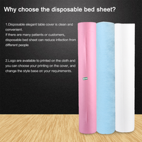 Rouleaux de draps jetables en tissu non tissé de plusieurs tailles, économiques, pour salons de beauté, spas, hôpitaux, rouleaux de draps de haute qualité