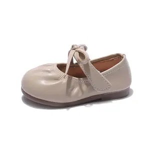 1-6 साल की छोटी लड़कियों के स्कूल पीयू चमड़े के बच्चों के जूते सुंदर लड़कियों के बच्चों के जूते 2024 03